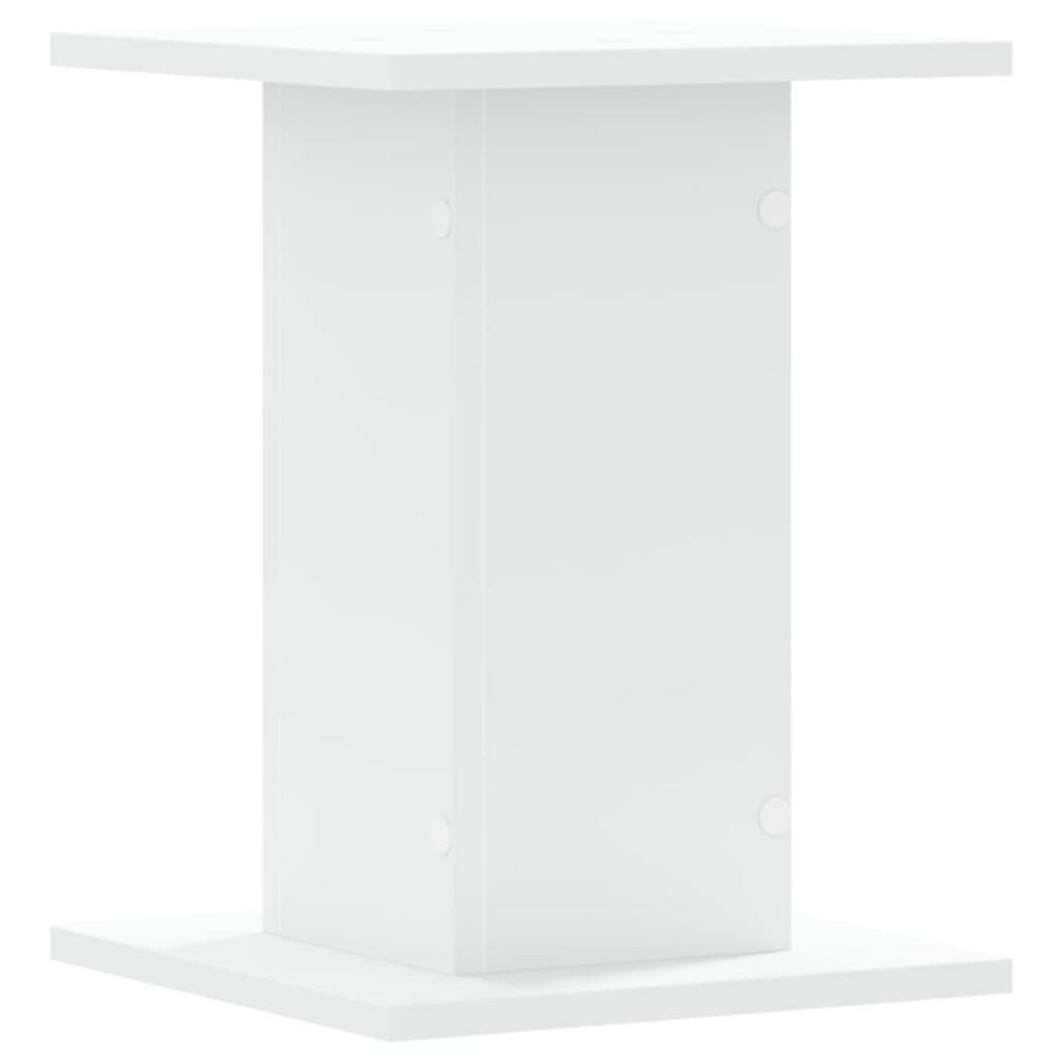 PFLANZENSTÄNDER 2er Set Weiss 30/30/40 Cm Holzwerkstoff - Weiß, Holzwerkstoff (30/40/30cm) - vidaXL