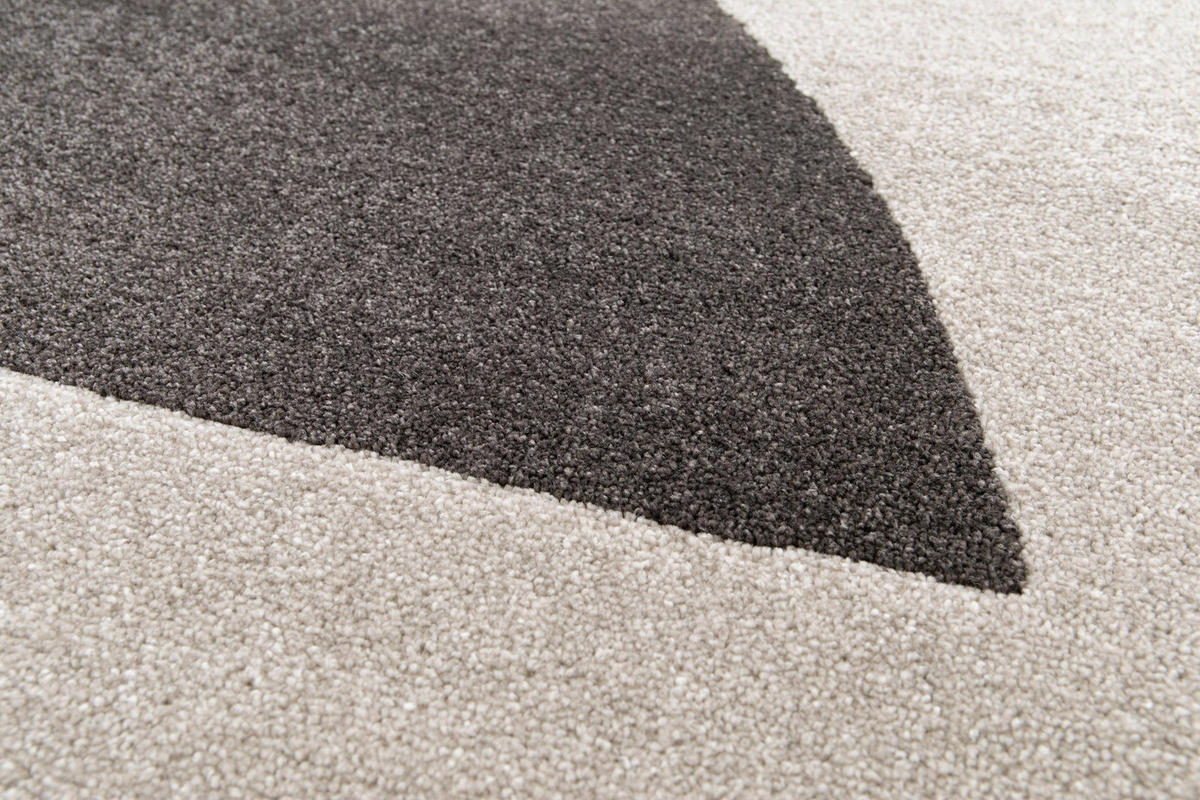 TEPPICH, Superweicher, grafischer grau - Grau, Textil (80/150cm) - AFK Living