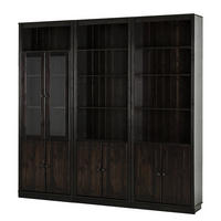 BÜCHERWAND - Kiefer massiv, Typ F - Braun, Holz (222/223/37cm) - home24