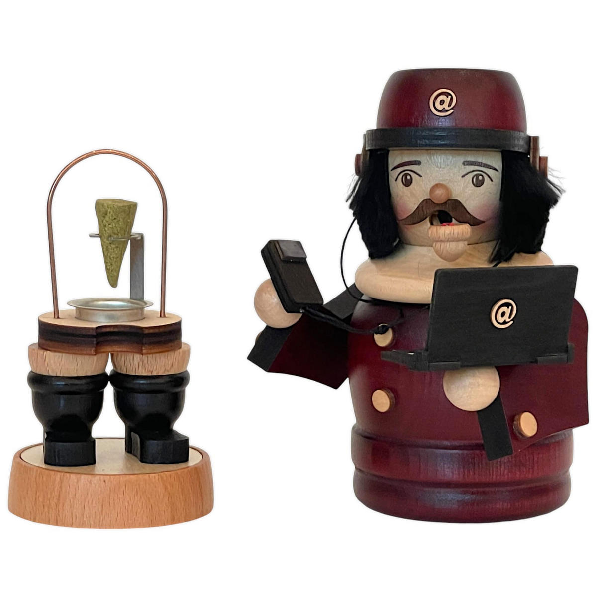 RÄUCHERMANN Computerfreak 20 cm - Multicolor, Holz (10/19/13cm)