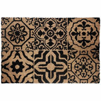 FUSSMATTE 40/60 cm Braun, Schwarz - Braun, Naturmaterialien/Kunststoff (40/60cm) - Douceur d´intérieur