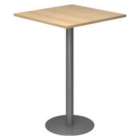 STEHTISCH eckig STH 80/80/111,6 cm in Eichefarben/Graphitfarben - Eichefarben/Graphitfarben, Holzwerkstoff (80/80/111.6cm) - bümö