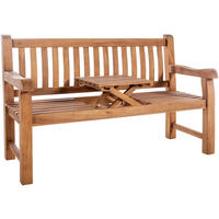 GARTENBANK 150/61 cm Holz teak - Teakfarben, Holz (150/93/61cm) - CLP