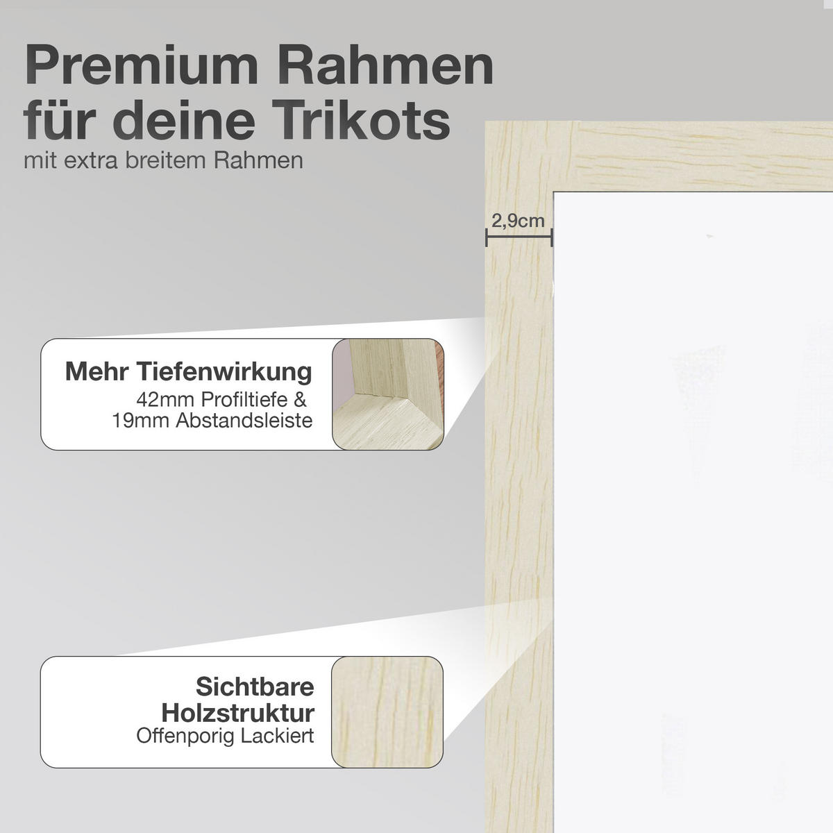 70/100 Premium JERSEY OKVIR - naravne barve, les (70/100cm) - K-Möbel