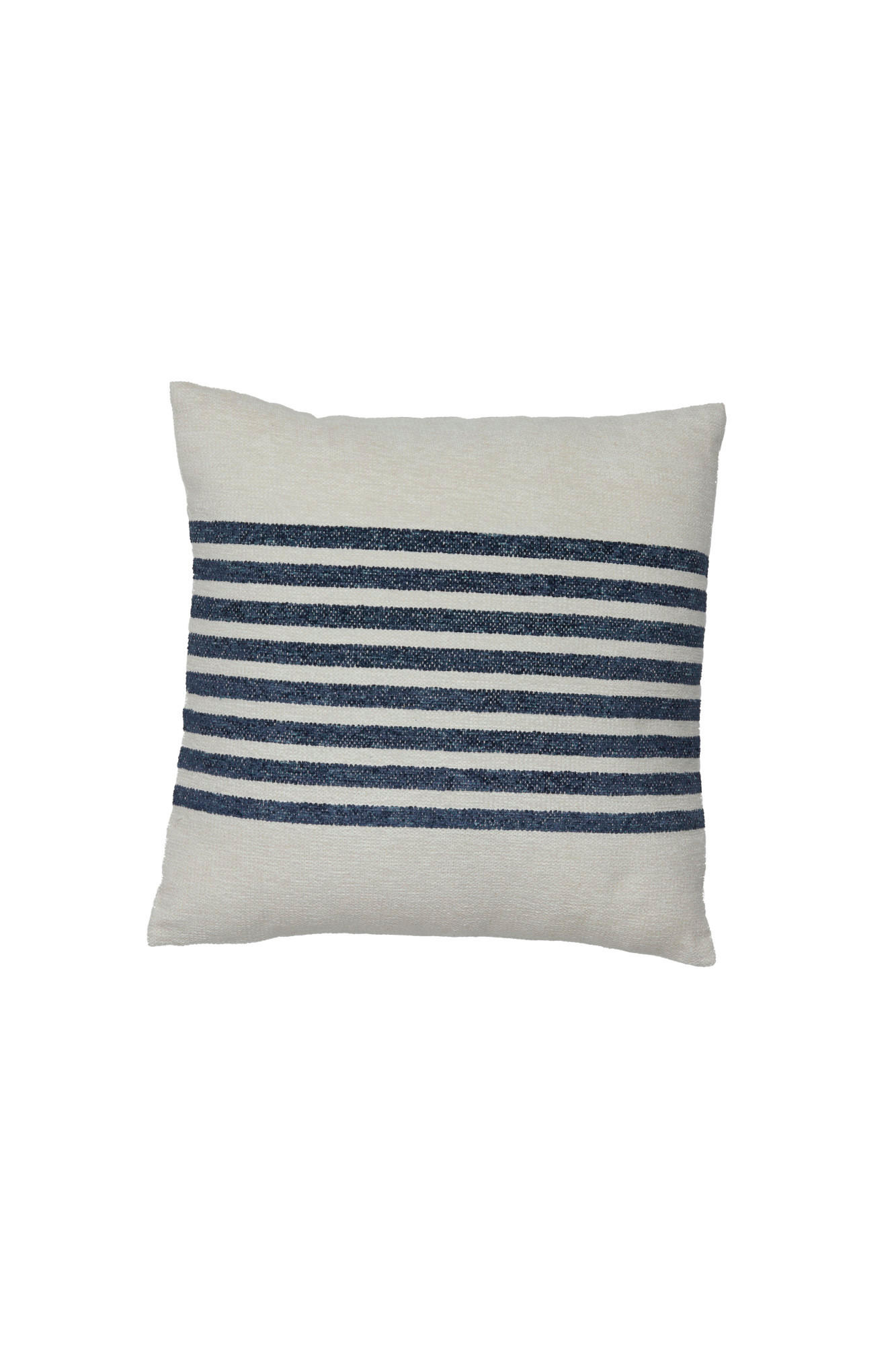 DEKOKISSEN Cinco Weiß 45/45/10 cm - Weiß, Textil (45/45cm) - Light & Living
