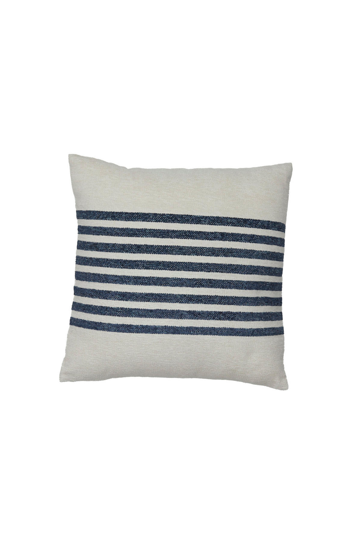 DEKOKISSEN Cinco Weiß 45/45/10 cm - Weiß, Textil (45/45cm) - Light & Living