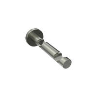 TRÄGER FÜR GARDINENSTANGEN 16 mm Ø, Enorma 2-läufig, Edelstahl - Edelstahlfarben, Metall (11.5/3.8/3.8cm) - INTERDECO