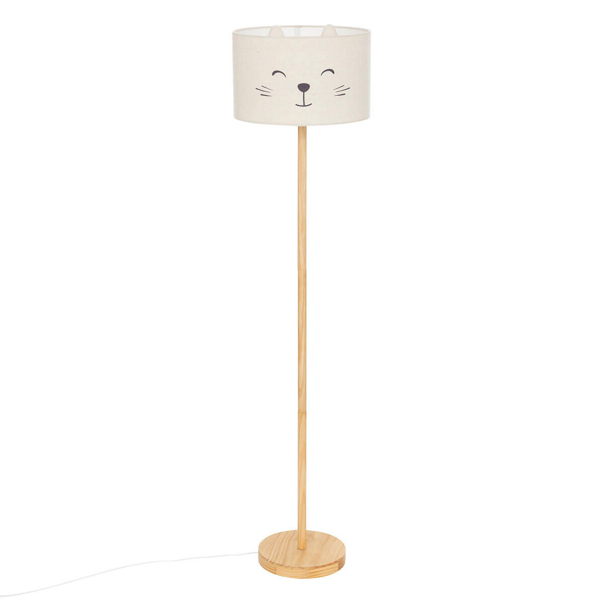 STEHLEUCHTE Kinderzimmer Cat 154 cm - Braun, Holz (36/36/152cm) - Atmosphera for kids