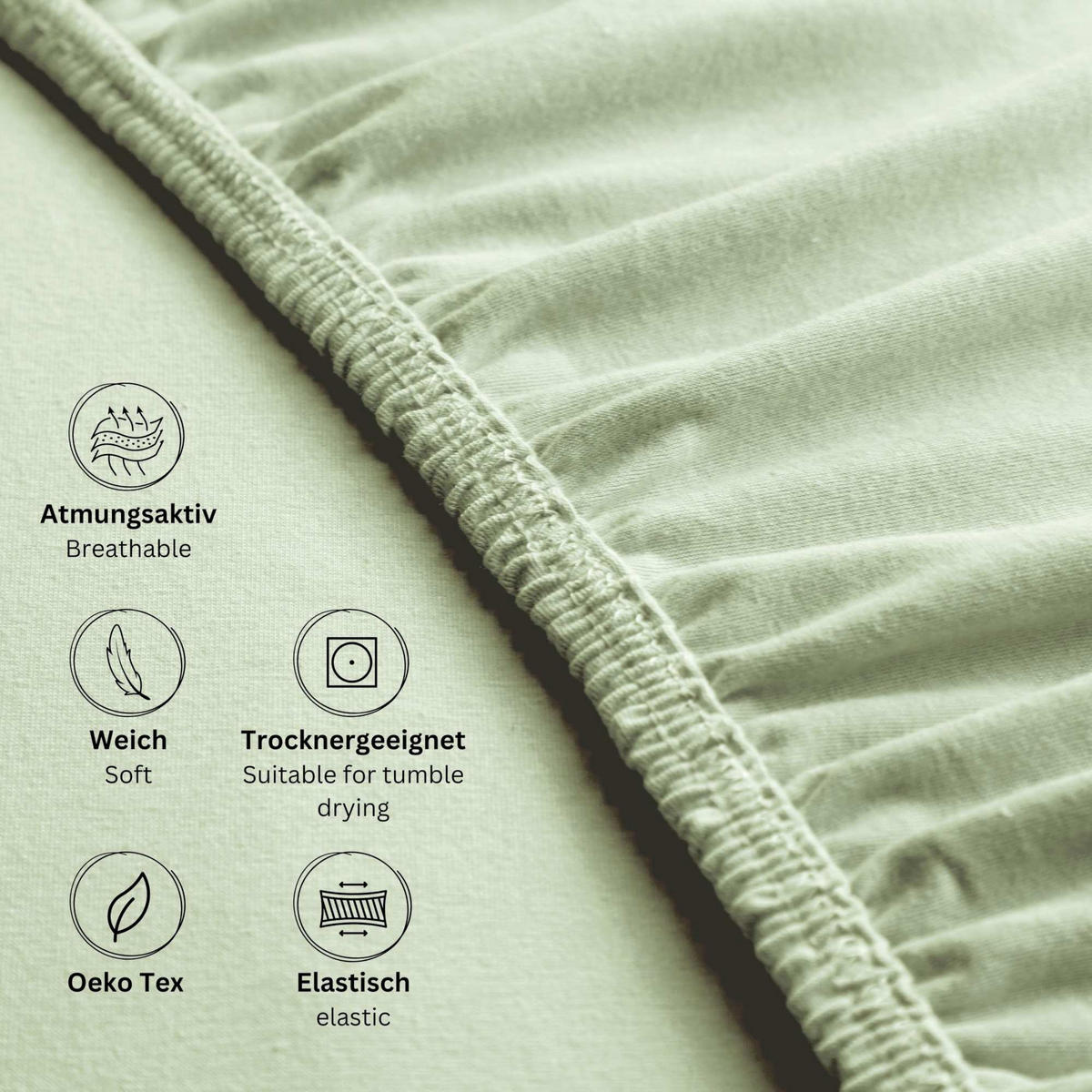 NAPÍNACIE prestieradlo FLAT - biela, textil (90/200cm) - Schöner Wohnen