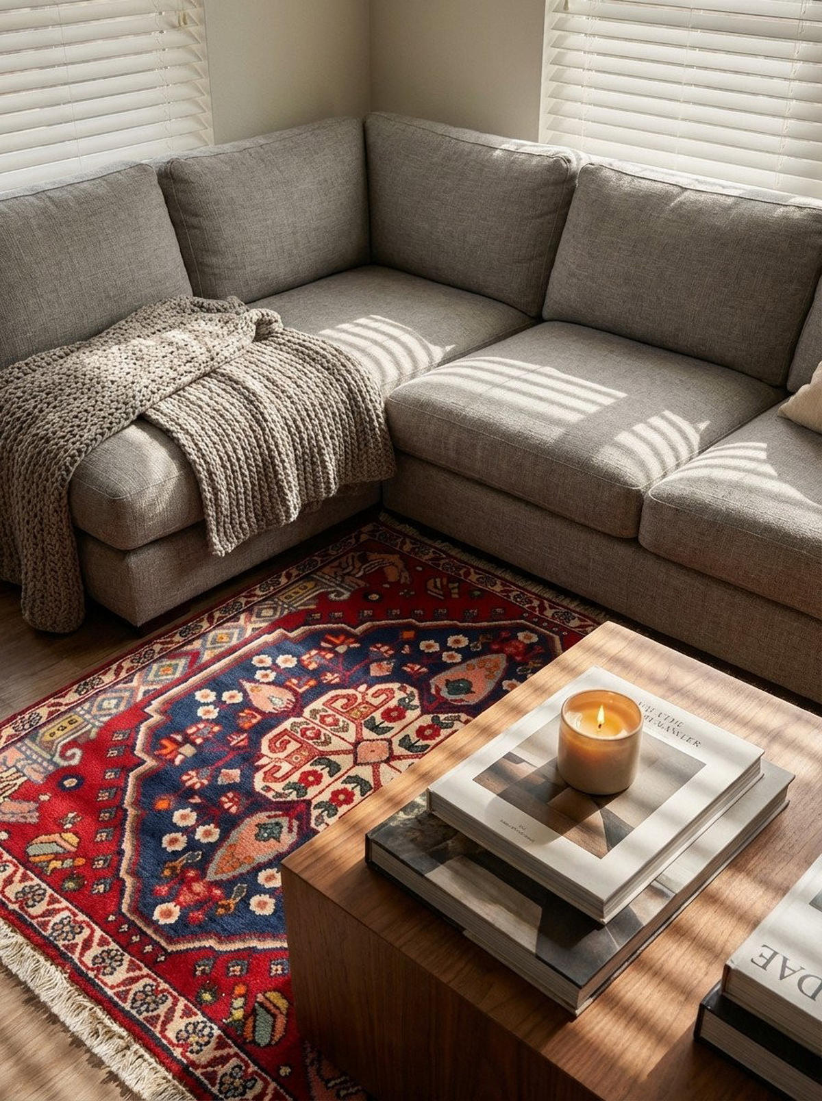 TEPPICH Gashgai Mehrfarbig 58/57 cm Schurwolle - Multicolor, Textil (57/58cm) - Looma