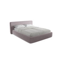 POLSTERBETT mit Bettkasten und Lattenrost 200x225 Violett - Lila/Flieder, Kunststoff/Textil (160/200cm) - Makamii
