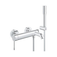 BADEWANNENARMATUREN Silber 3.5/29.8/150 cm 33628001 - Silberfarben, Metall (29.8/150/3.5cm) - Grohe