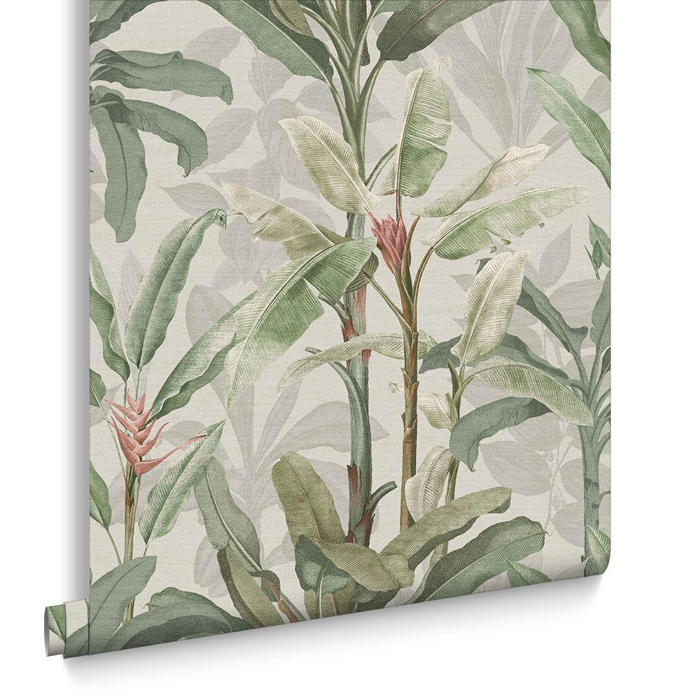 VLIESTAPETE Borneo - Weiß, Papier/Kunststoff (52/1000cm) - Graham & Brown