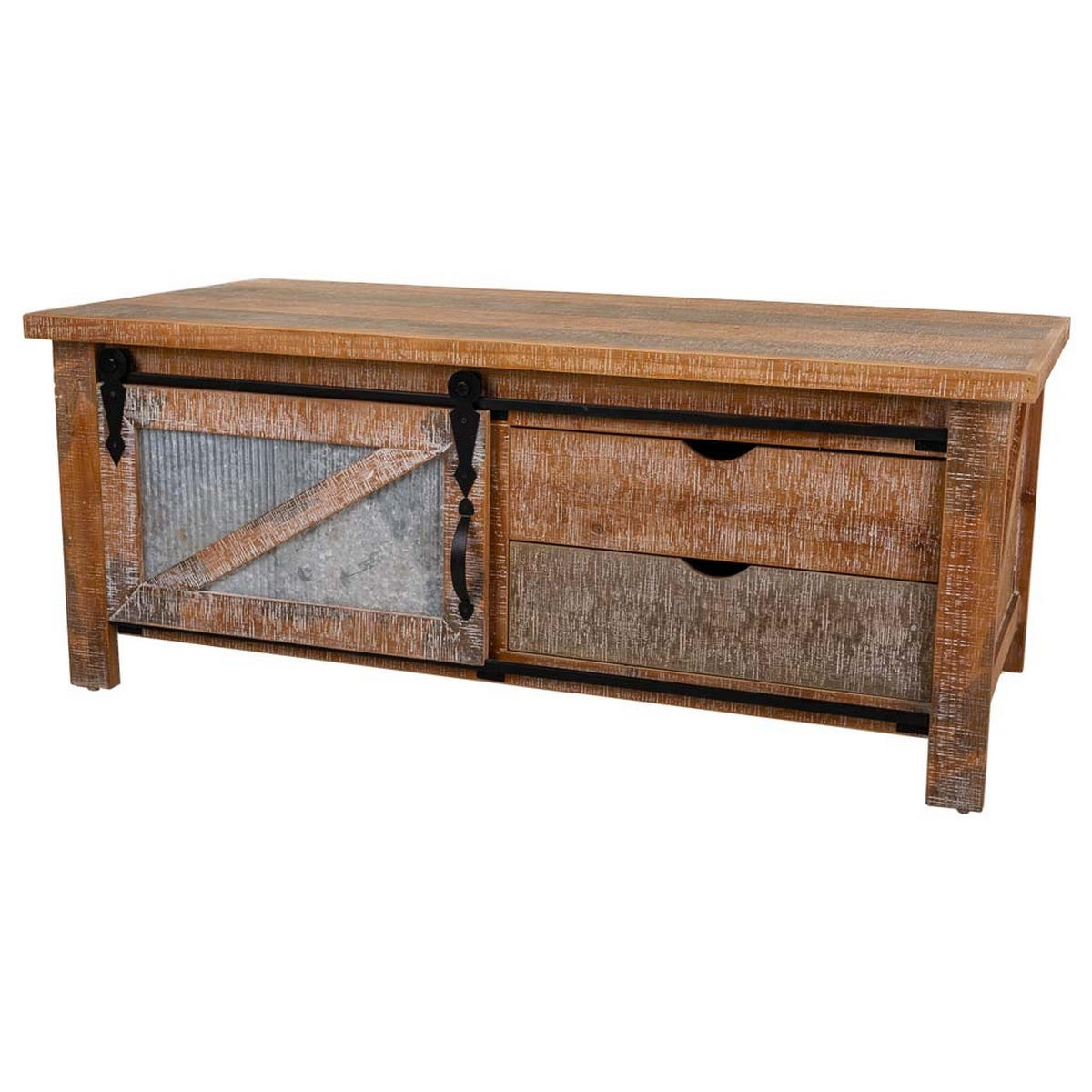 COUCHTISCH aus Holz 120x60x48 cm - Multicolor, Holz (60/120/48cm) - Wanderlust