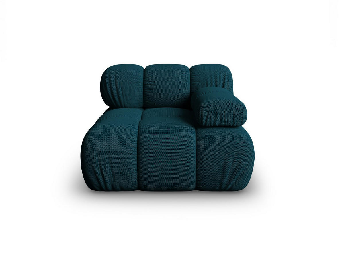 MODUL rechts Bellis aus 3D-Stoff marineblau - Blau, Textil (94/70/94cm) - Micadoni