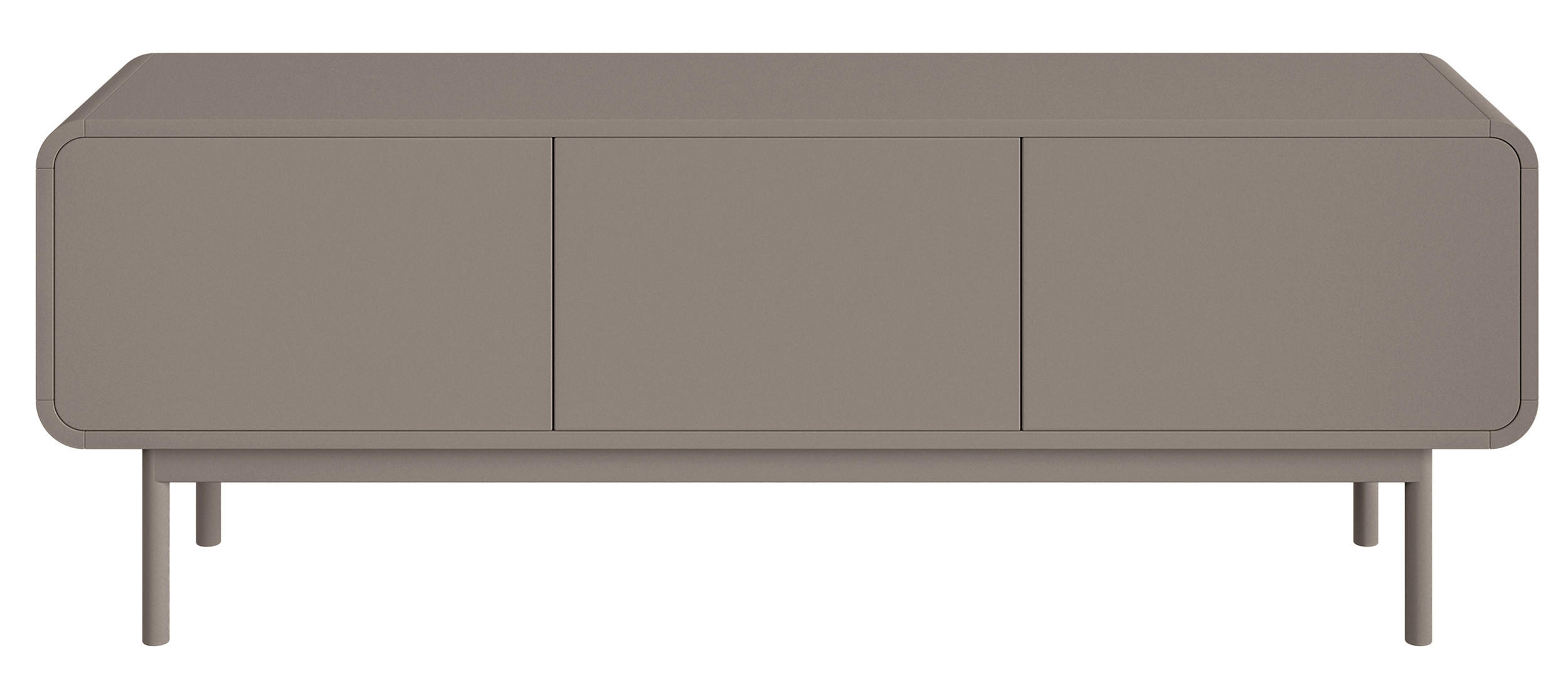 TV-LOWBOARD Oro Dunkelbeige mit 3 Schubladen 154 cm - Beige, Holz/Holzwerkstoff (154/53.4/40cm) - Selsey