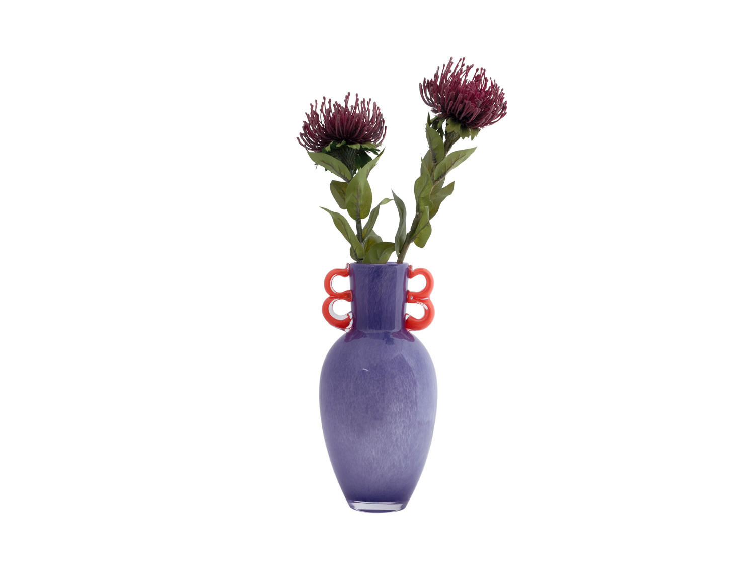 VASE Fiesta Large Lila 14.5/14.5/30 cm - Lila, Glas (14.5/30cm) - Present Time