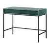 SCHMINKTISCH Kioto in Grün mit Metallbeinen - Schwarz/Grün, Holzwerkstoff/Metall (50/104/77cm) - Ravio