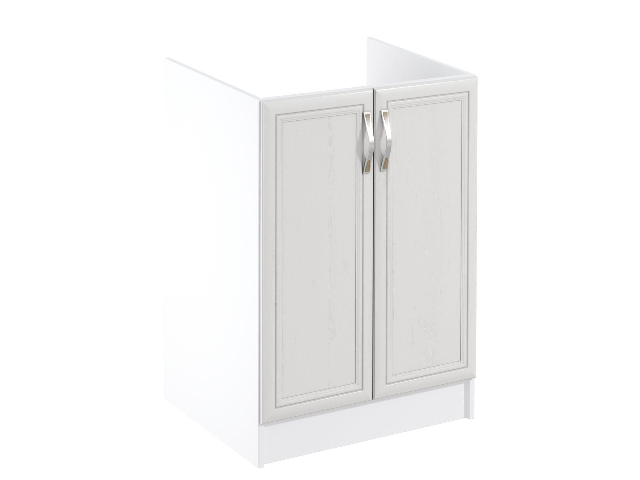 SPÜLENSCHRANK D60Z – Sycylia Weiß – Weiß / Creme - Creme/Weiß, Holzwerkstoff (60/82/47cm) - ROYAL24_MARKT