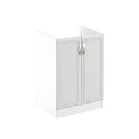 SPÜLENSCHRANK D60Z – Sycylia Weiß – Weiß / Creme - Creme/Weiß, Holzwerkstoff (60/82/47cm) - ROYAL24_MARKT