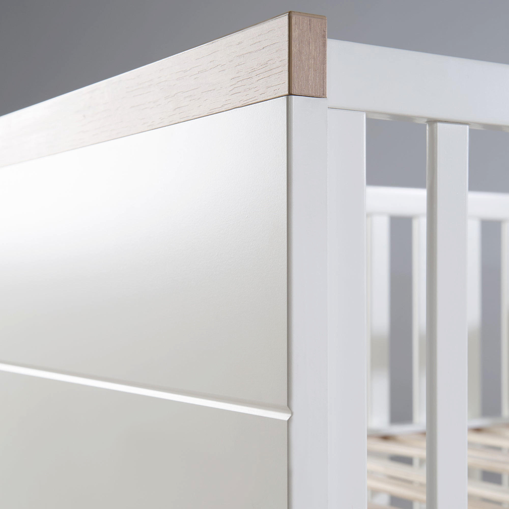 BABYBETT Nele 70 x 140 cm - Weiß, Holzwerkstoff (70/140cm) - Roba