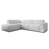 ECKSOFA L Form Didim Ivory 292/220/78 cm – großes Sofa stilvoll & bequem L - Greige/Champagner, Kunststoff/Textil (220/292cm) - AX Living