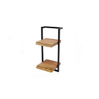 WANDREGAL ERGEA  Holz Akazie - Naturfarben, Holz (30/65/25cm) - KAWOLA