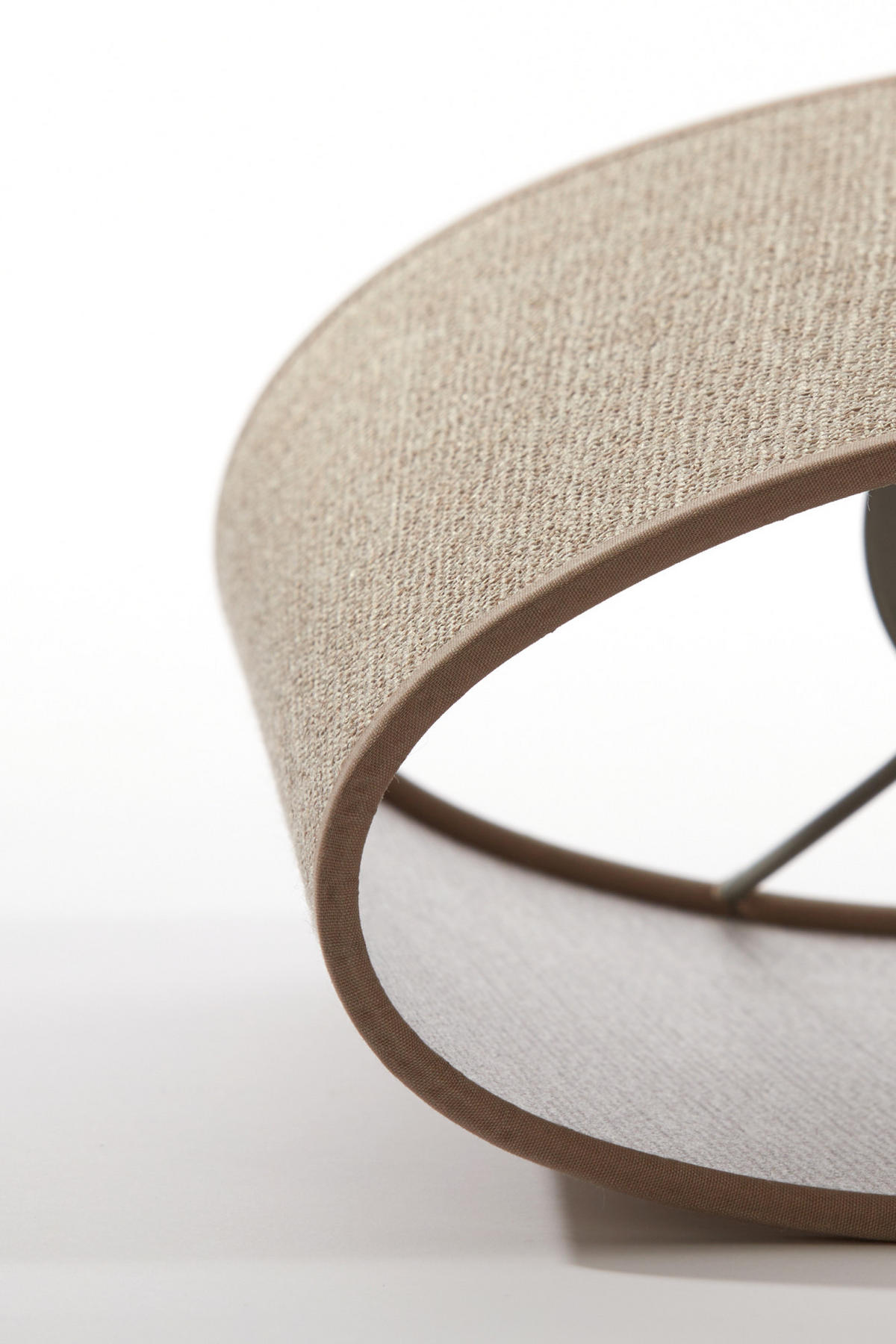 LAMPENSCHIRM Caden Braun 30/15/25 cm - Braun, Textil (30/15/25cm) - Light & Living