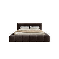 POLSTERBETT Nuuk 200x200 cm, Braun - Braun, Textil (200/200cm) - Fedve
