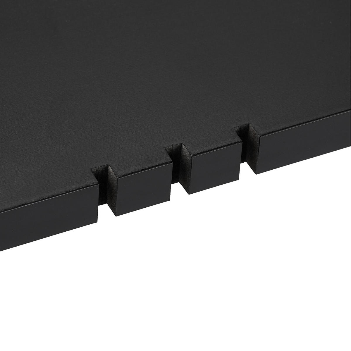 MONITORSTÄNDER Schwarz für 2 Monitore verstellbar MDF 104 cm - Schwarz, Holzwerkstoff (20.5/104/11cm) - Relaxdays