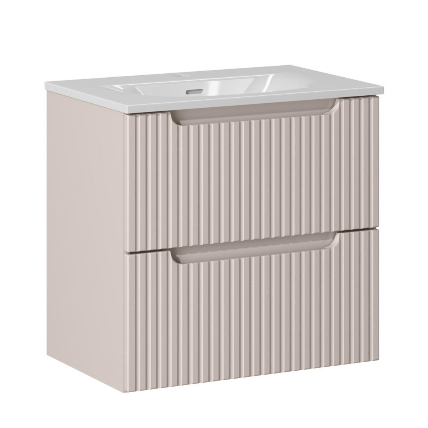 BADMÖBEL-SET Nova 2 Teile Cashmere - 60 x 40 x 58 cm - Kaschmir, Holz (60/58/40cm) - Badplaats