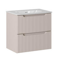 BADMÖBEL-SET Nova 2 Teile Cashmere - 60 x 40 x 58 cm - Kaschmir, Holz (60/58/40cm) - Badplaats