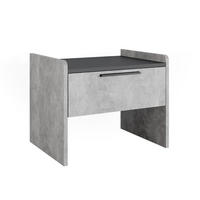 LAVICE DO JÍDELNY Roman Beton/antracit - šedá, kompozitní dřevo (53.5/45.5/41.1cm) - Vicco