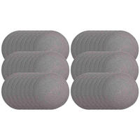 PLATZMATTEN Tavolo Hellgrau ø 35 cm 48er Set - Hellgrau, Textil (35cm) - Ritzenhoff Breker