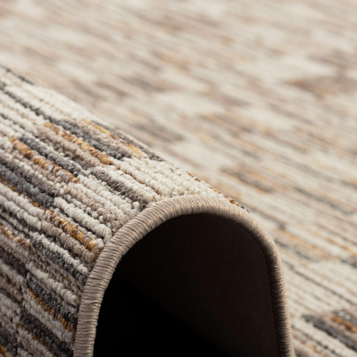 STREIFENBERBER TEPPICH MODERN STRIPES - Beige, Textil (80/320cm) - Snapstyle