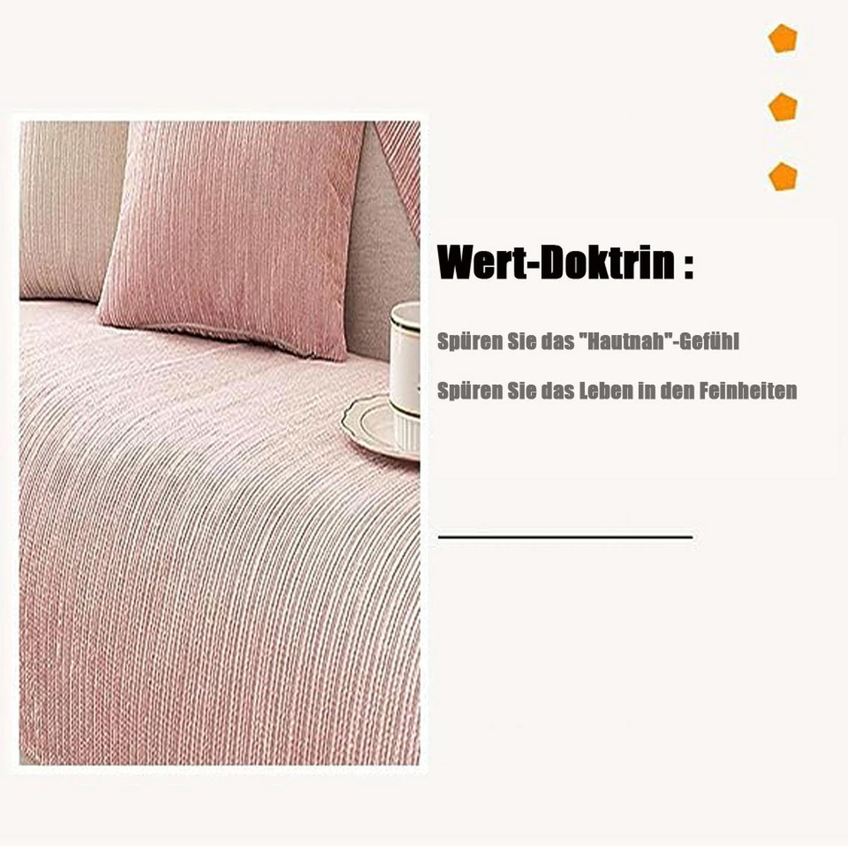 SOFAÜBERWURF Rosa 1 Stück - Pink, Textil (70/210cm) - OBOSOE