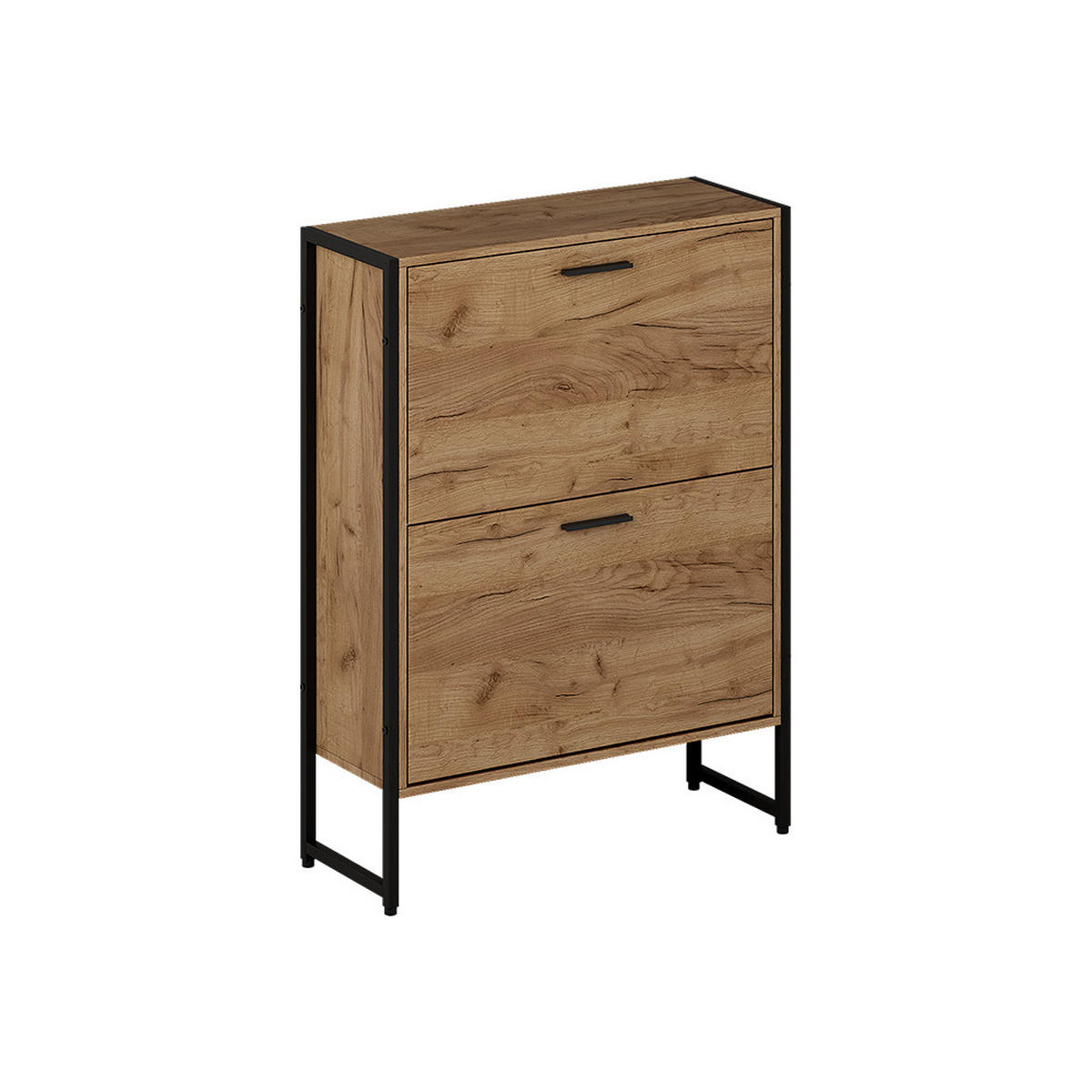 BOTNÍK NA BOTY Folda Dub Goldkraft/černá - černá/barva dubu, kompozitní dřevo (63/83/23.5cm) - Vicco