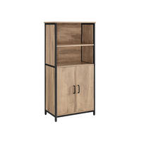 KÜCHENSCHRANK PARIS - Braun, Holzwerkstoff (60/124.5/35cm) - Hansiro