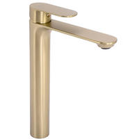 WASCHBECKENARMATUR Rea Drop Brush Gold High - Goldfarben, Metall (13.5/29/15.5cm) - REA