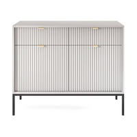 KOMMODE – KSZ104 – 104 cm – NOVA – Grau - Grau, Holzwerkstoff (104/83/39cm) - hi-markt