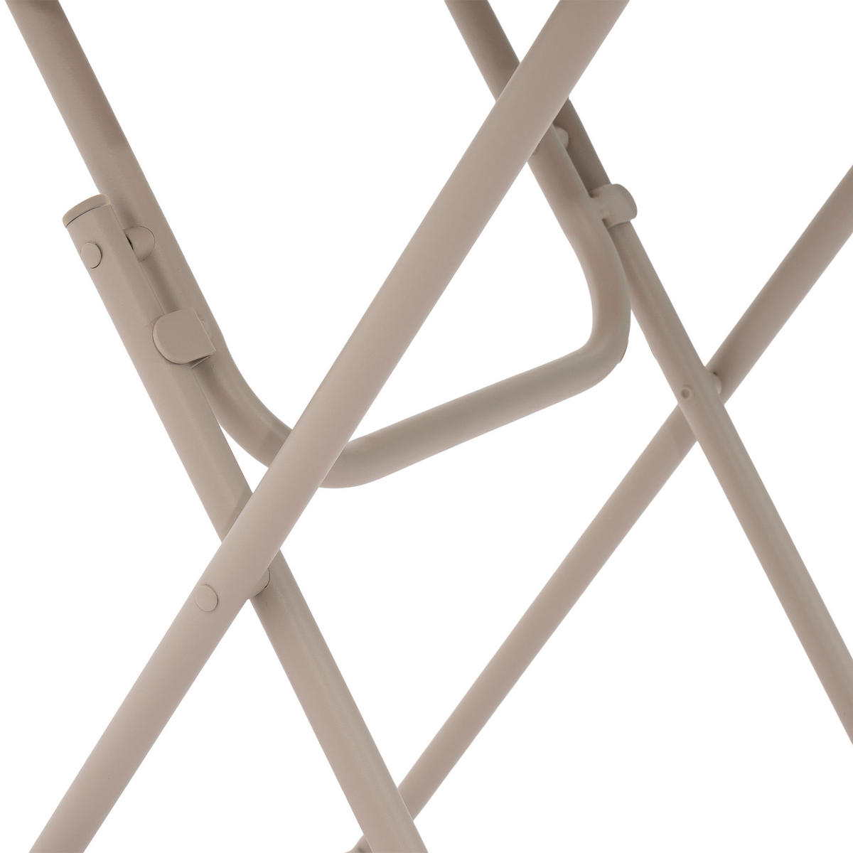 BISTROSET 3 teilig klappbar Metall beige - Beige, Metall - LEBENLANG