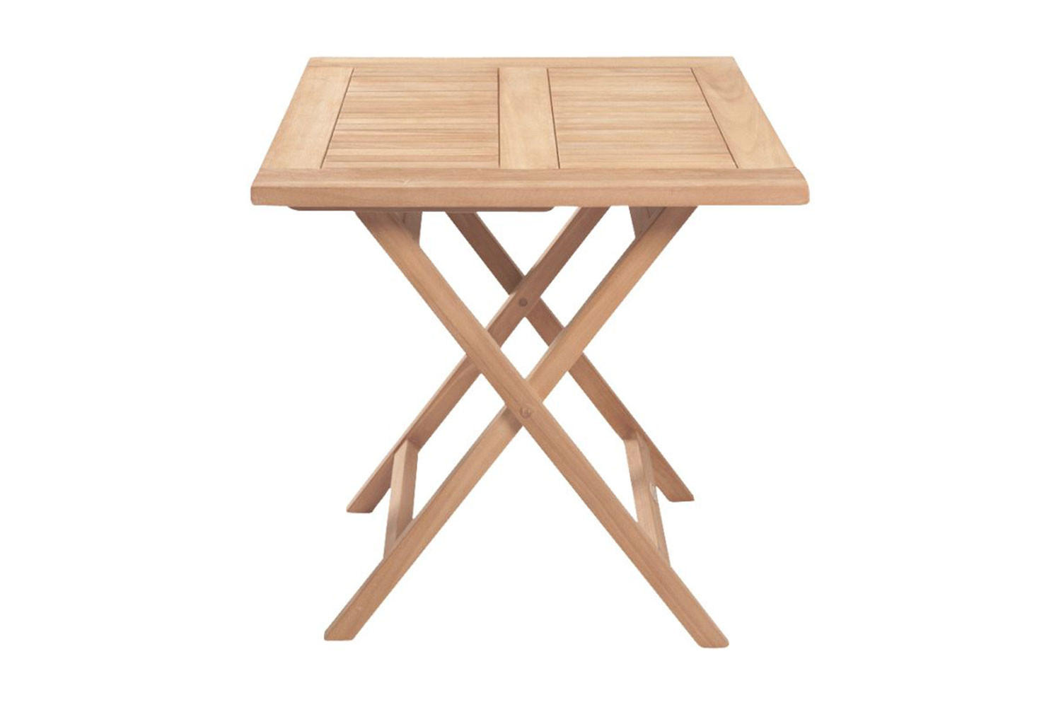 GARTENKLAPPTISCH Ela 60x60x75cm, Holz, Natur - Naturfarben/Teakfarben, Holz (60/60/75cm) - dasmöbelwerk