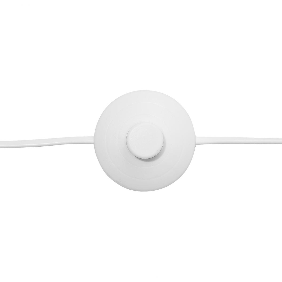 STEHLAMPE Rio Grande 24/24/164 cm - Weiß, Metall (24/24/164cm) - Beliani