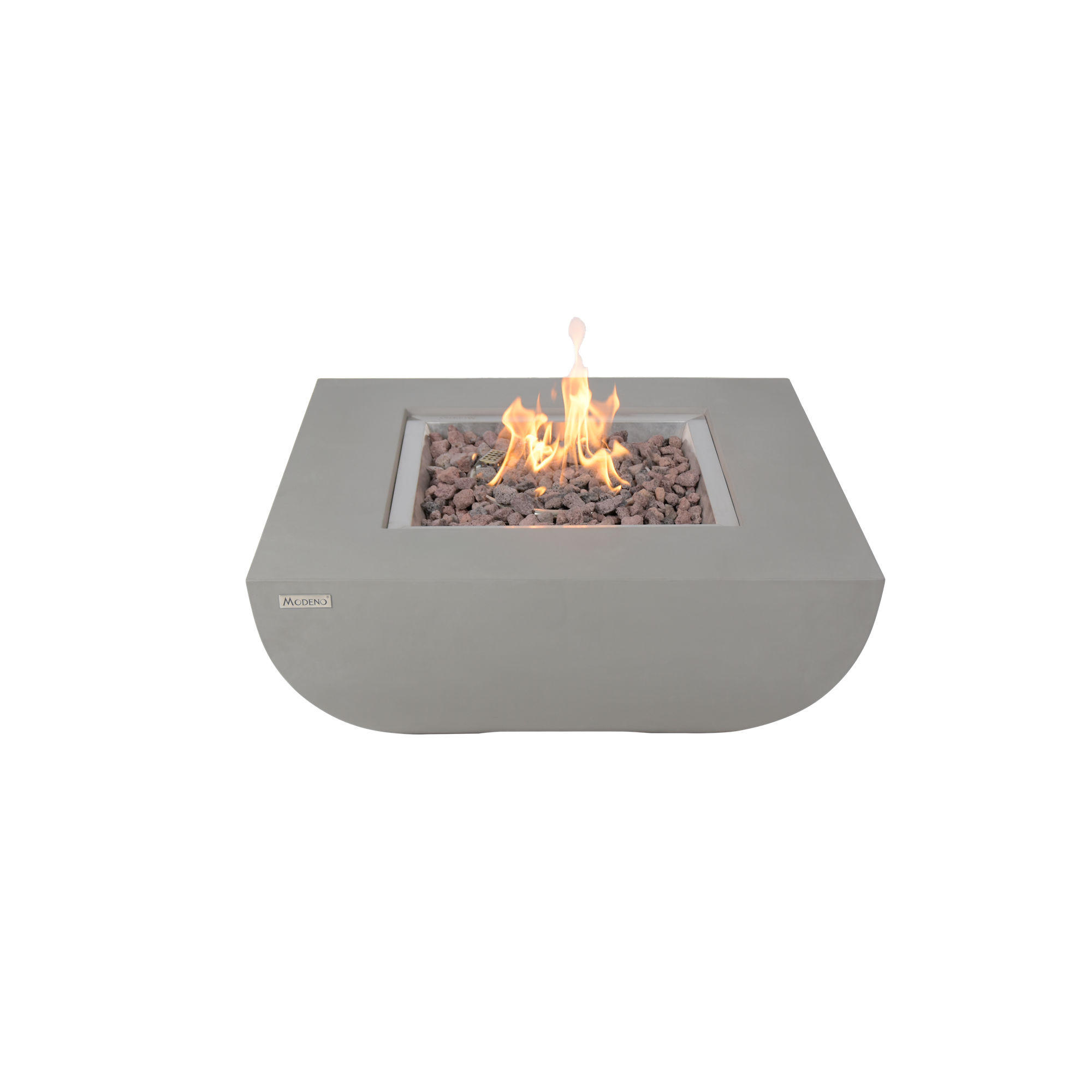 Elementi Feuertisch Hellgrau 86x36x86 cm