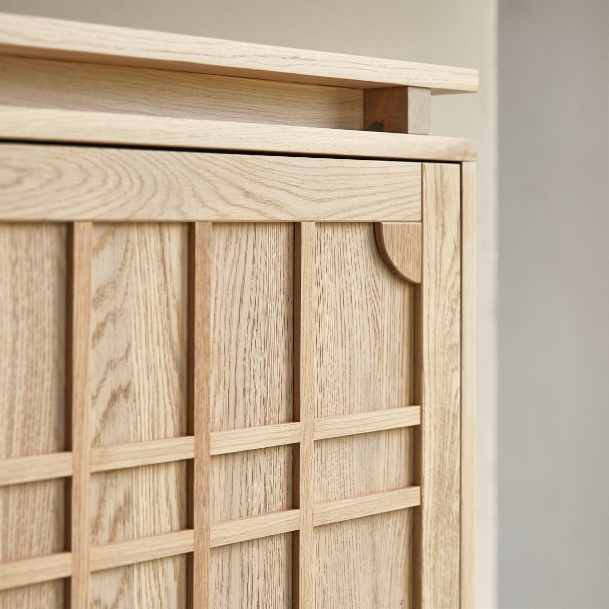 SCHRANK Bodi Natur aus Eiche - Naturfarben, Holz (62/190/50cm) - Tikamoon