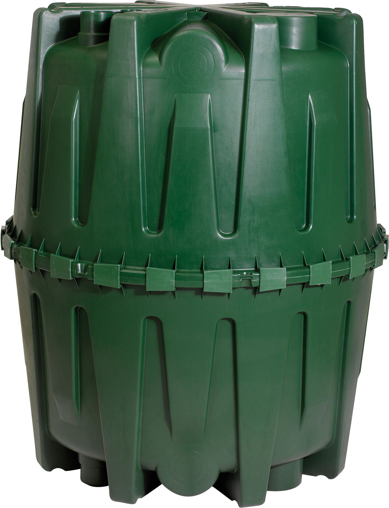 REGENWASSERTANK 1600 L - Grün, Kunststoff (135/160/135cm) - 4rain