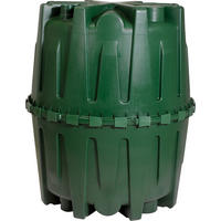 REGENWASSERTANK 1600 L - Grün, Kunststoff (135/160/135cm) - 4rain