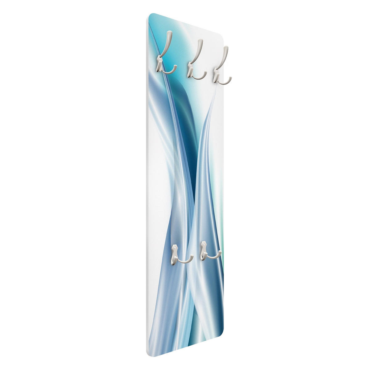 WANDGARDEROBE - Blue Dust 34/105 cm - Blau, Holzwerkstoff (34/105/1.6cm) - Bilderwelten