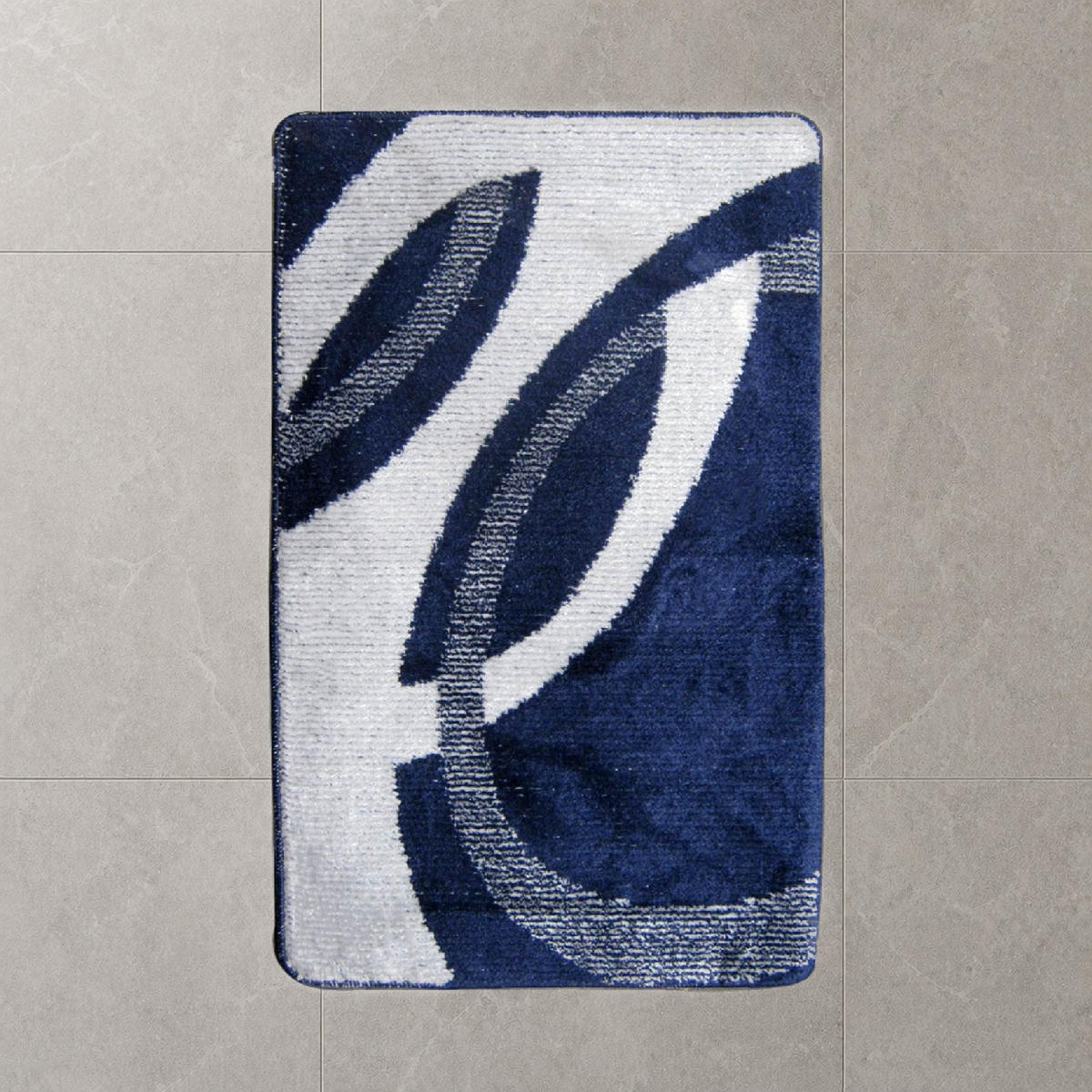 BADEMATTE 80/150cm BLAU-GRAU - Blaugrau, Textil (80/150cm) - ROLFNERS