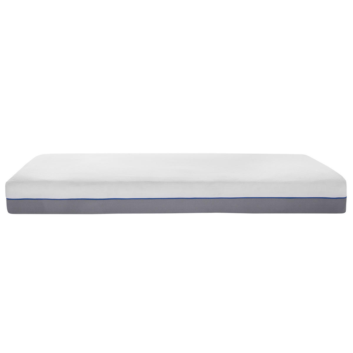 MATRATZE Memory Foam mittelfest 80/200/20 cm Glee - Weiß, Textil (80/200cm) - Beliani